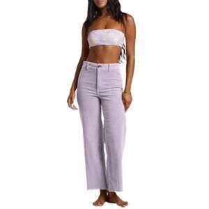 Billabong Women’s Free Fall High Waist Wide Leg Corduroy Pants Tulip Sz 29 *EUC